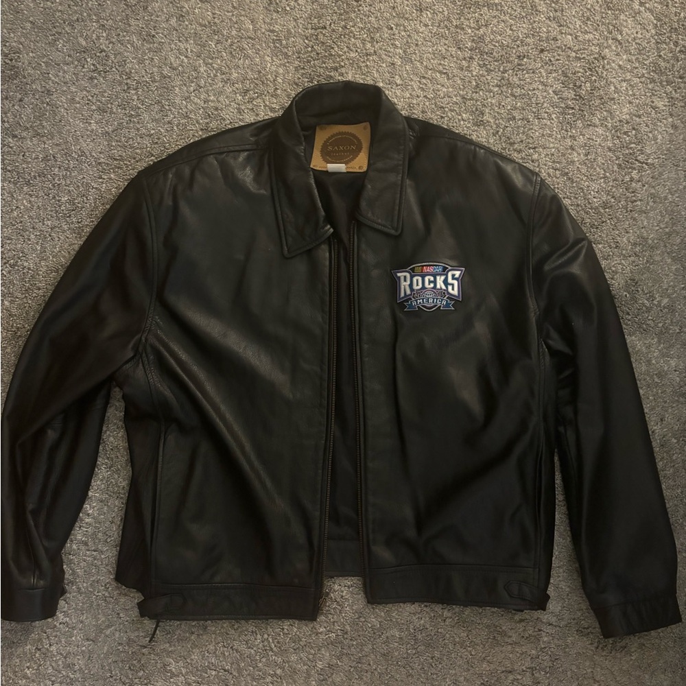 NASCAR Saxon leather jacket